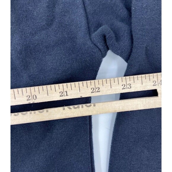 LE LIS Sweater Womens Large Blue White California Dreamin Spell Out Sweatshirt - Picture 7 of 10